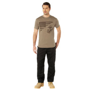 ROTHCo USMC Eagle, Globe, & Anchor Moisture Wicking T-Shirt - AR 670-1 Coyote Brown - Rothco