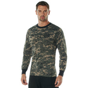 Rothco Long Sleeve T-Shirt, Woodland Camo, 4X
