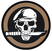 ROTHCo PVC Military Skull & Knife Morale Patch - Security Pro USA