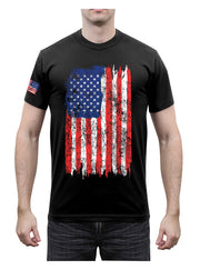 ROTHCo Distressed US Flag Athletic Fit T-Shirt - Rothco