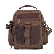 ROTHCo Vintage Canvas & Leather Travel Shoulder Bag - Rothco