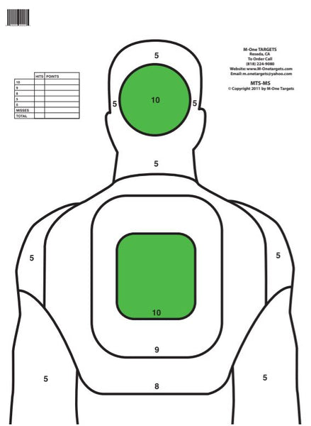 Target C50 21x21 - Pack of 50pcs